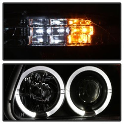 Spyder Ford Explorer 95-01 1PC Projector Headlights LED Halo Blk PRO-YD-FEXP95-HL-1PC-BK 5010131