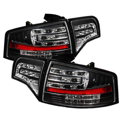 Spyder Audi A4 4Dr 06-08 LED Tail Lights Black ALT-YD-AA406-G2-LED-BK 5029287