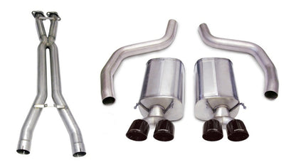 Corsa Performance 06-11 Chevrolet Corvette C6 Z06/ZR1 Sport Cat-Back Dual Rear