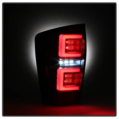 Spyder 16-17 Toyota Tacoma LED Tail Lights - Black (ALT-YD-TT16-LED-BK) 5085733