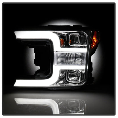 Spyder Signature Ford F150 18-19 (Halogen Model) Projector Headlights - Chrome (PRO-YD-FF15018-LB-C) 5086617