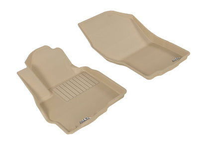3D MAXpider 2011-2019 Mitsubishi Outlander Sport Kagu 1st Row Floormat - Tan L1MT03611502