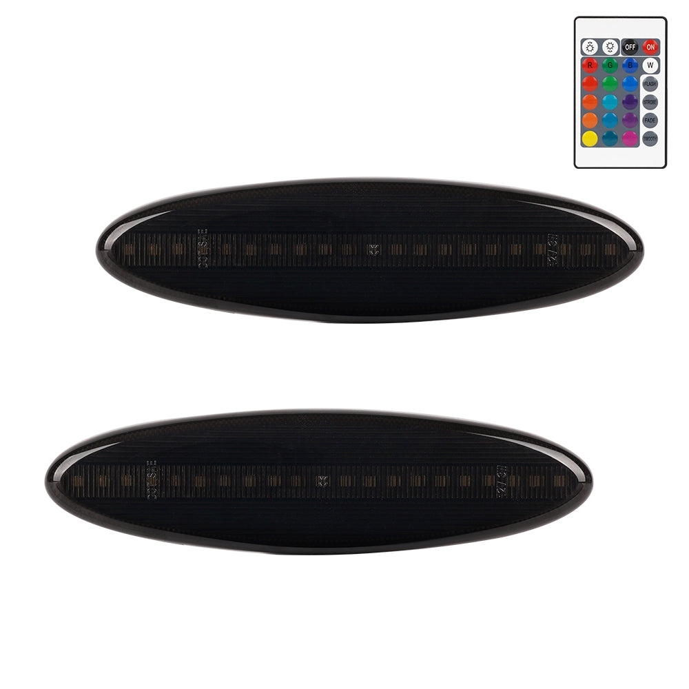 CORVETTE 97-04 REAR RGB DYNAMIC LED SIDE MARKERS w/ REMOTE