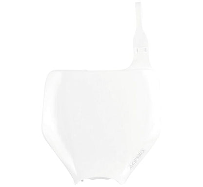 Acerbis 03-08 Kawasaki KX/KXF/ 04-06 Suzuki RMZ250 Front Number Plate - White 2042310002