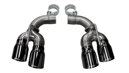 Corsa 2017 Chevy Camaro ZL1 2.75in Inlet / 4.0in Outlet Black PVD Tip Kit (For Corsa Exhaust Only) 14774BLK