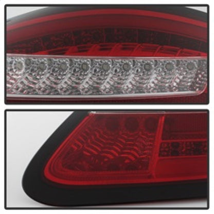 Spyder Porsche 987 Cayman 06-08 / Boxster 05-08 LED Tail Lights - Red Clear ALT-YD-P98705-LED-RC 5083173