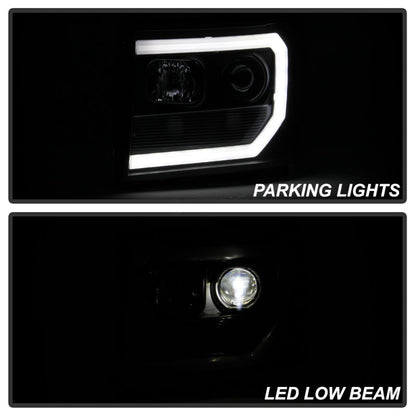 Spyder GMC Sierra 1500/2500/3500 07-13 Denali 08-13 LED Headlights Blk PRO-YD-GS07V2PL-BK 5087522