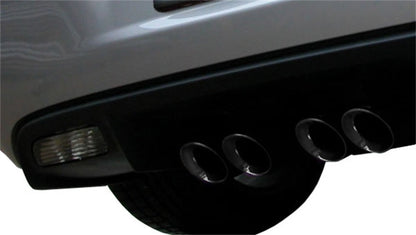 Corsa Performance 05-08 Chevrolet Corvette C6 6.0L V8 Black Sport Axle-Back Exhaust
