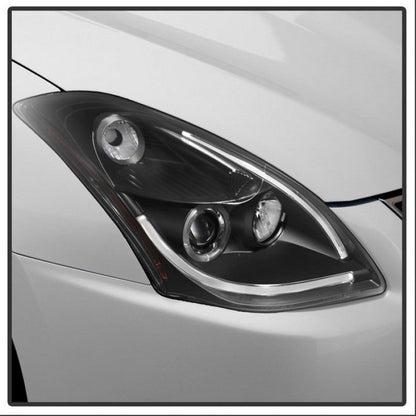 Spyder Nissan Altima 4Dr 10-12 Projector Headlights Light DRL LED Halo Blk PRO-YD-NA104D-LTDRL-BK 5076830
