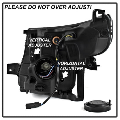 SPYDER xTune 11-15 Ford Explorer OEM Style Halogen Headlights - Black (HD-JH-FEXP11-AM-BK) 9042416