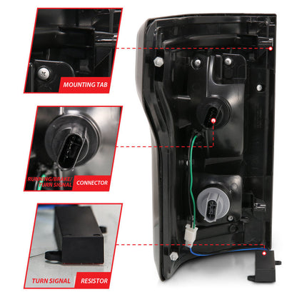 Anzo Ford F-150 15-17 L.E.D Tail Lights G2 Black