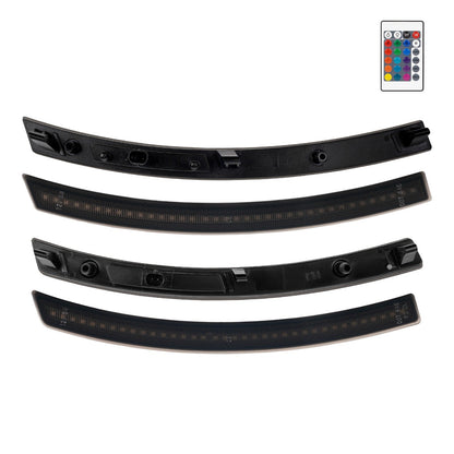 CORVETTE 14-19 FRONT/REAR RGB DYNAMIC LED SIDE MARKERS w/ REMOTE