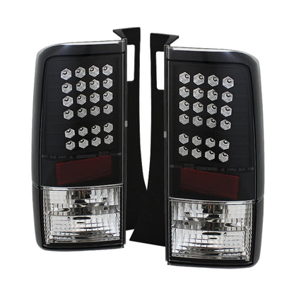 Spyder Scion XB 03-07 LED Tail Lights Black ALT-YD-TSXB03-LED-BK 5007759