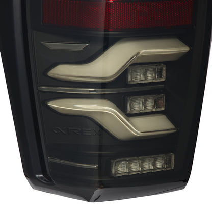 AlphaRex 16-21 Toyota TacomaLUXX LED Taillights Blk w/Activ Light/Seq Signal 680090 *Discontinued