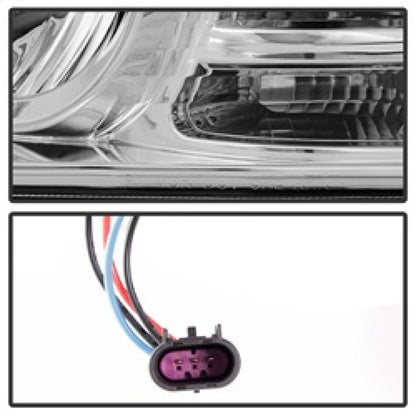 Spyder Dodge Ram 09-12 Projector Headlights Light Bar DRL Chrome PRO-YD-DR09-LBDRL-C 5080998