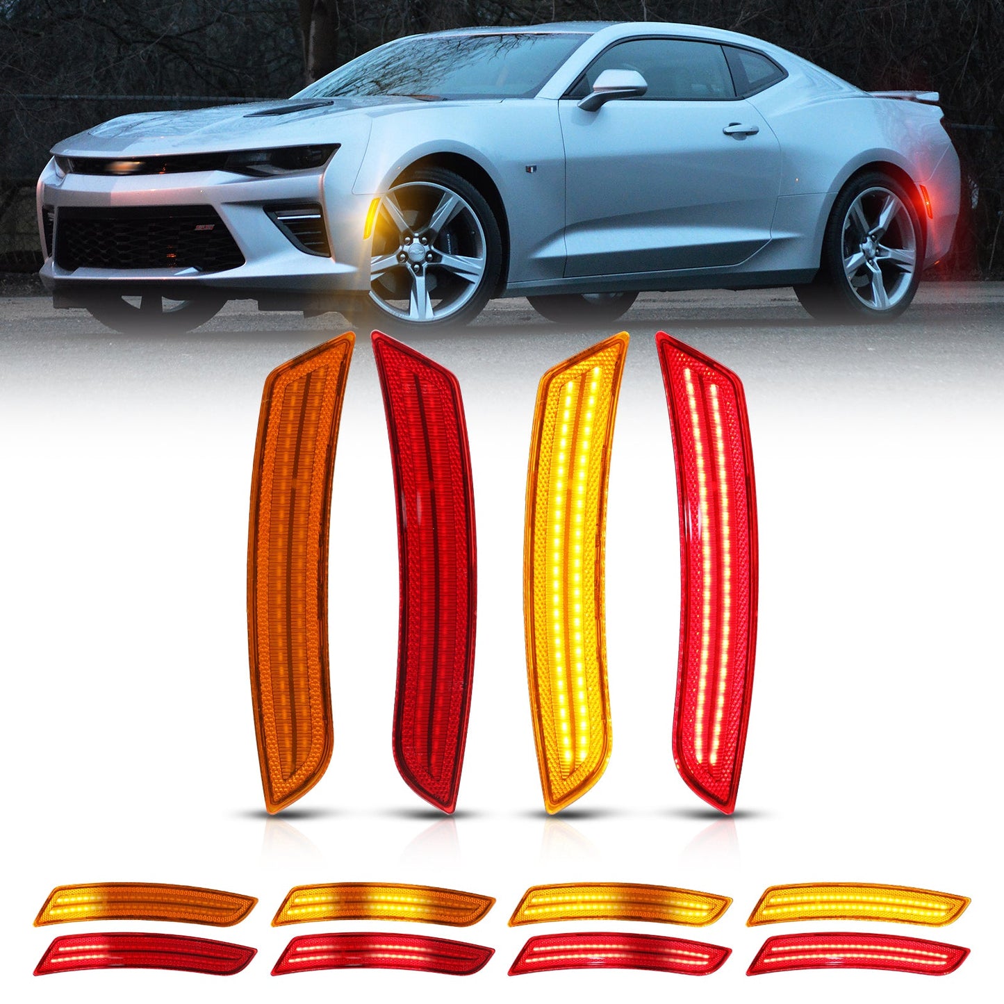 CAMARO 16-24 FRONT/REAR DYNAMIC LED SIDE MARKERS