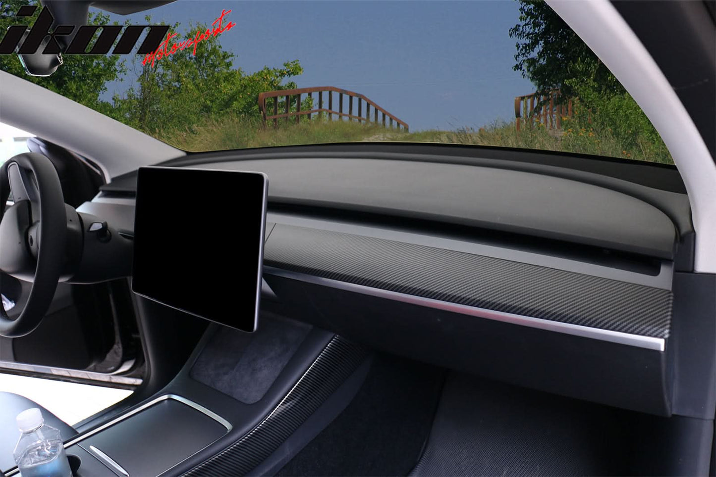 2020-2023 Tesla Y 21-23 3 Dashboard Wrap Panel ABS