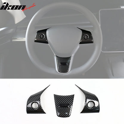 2017-2023 Tesla 3 & 20-23 Y Steering Wheel Trim ABS
