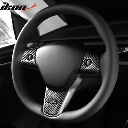 2017-2023 Tesla 3 & 20-23 Y Steering Wheel Trim ABS