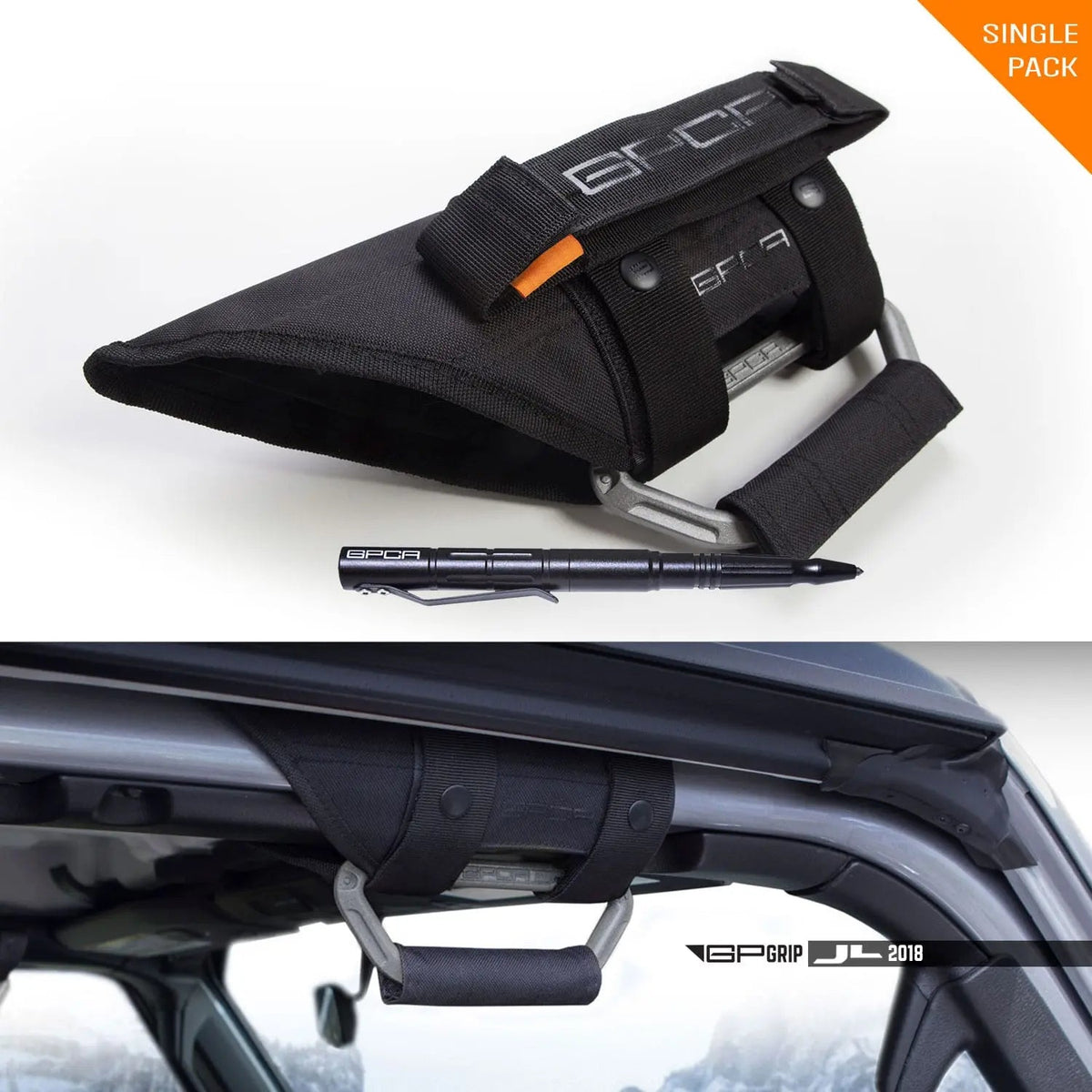 GP-Grip PRO Foldable Handle — Jeep Wrangler JL, Gladiator JT & 4xe (2018+)
