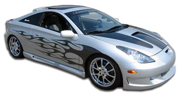 2000-2005 Toyota Celica Duraflex Type K Side Skirts