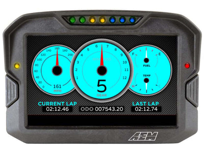 AEM CD-7 Non Logging Race Dash Carbon Fiber Digital Display (CAN Input Only) 30-5700