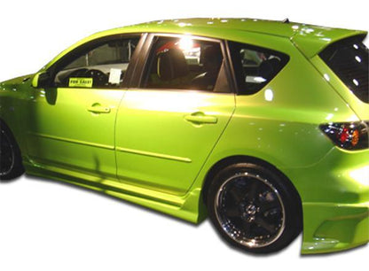 2004-2009 Mazda 3 Duraflex Raven Side Skirts