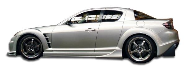 2004-2011 Mazda RX8 Duraflex Vader Side Skirts