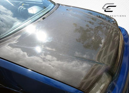 1988-1991 Honda Civic Carbon Creations OEM Look Carbon Fiber Hood