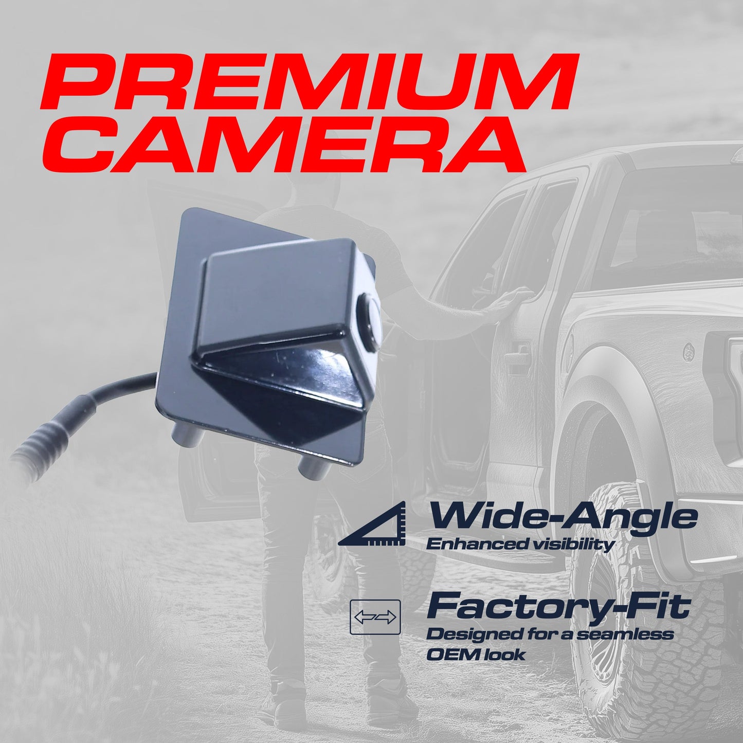 Cadillac Escalade (07-08) / Chevrolet Suburban (07-08), Tahoe (07-08), Tahoe Hybrid (08-13) / GMC Yukon (07-08), Yukon Hybrid (08-13) OEM Replacement Backup Camera OE Part # 15173619