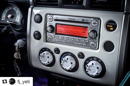 Climate Knobs (FJ Cruiser) - BLACK