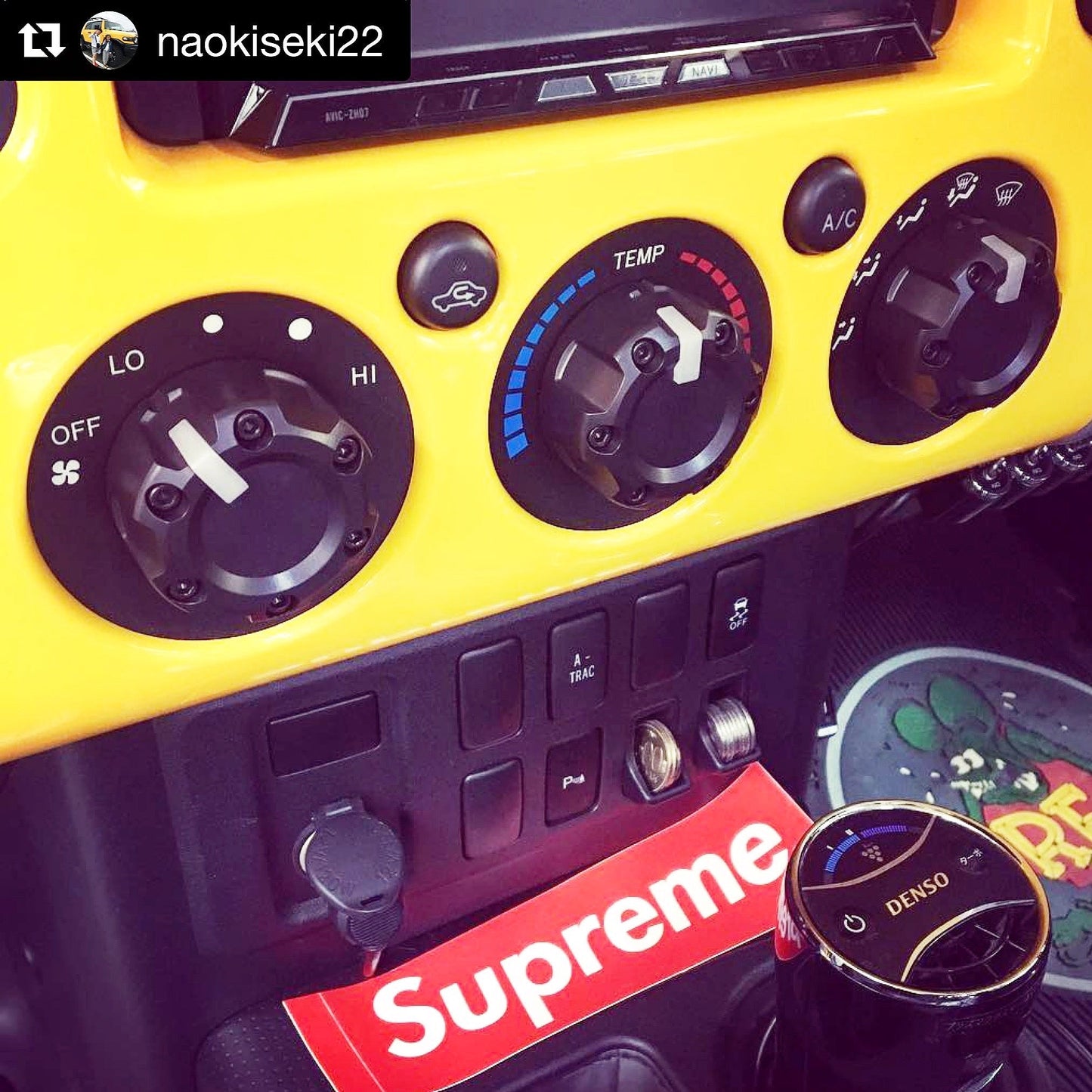 Climate Knobs (FJ Cruiser) - MAGMA