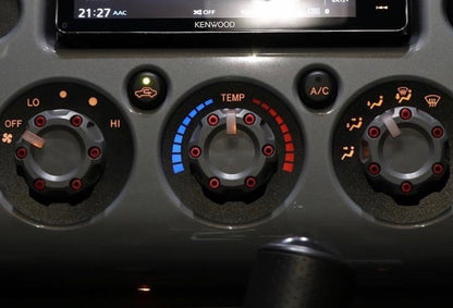 Climate Knobs (FJ Cruiser) - VOODOO BLUE