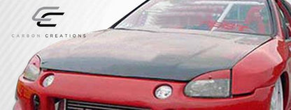 1993-1997 Honda Del Sol Carbon Creations OEM Look Carbon Fiber Hood
