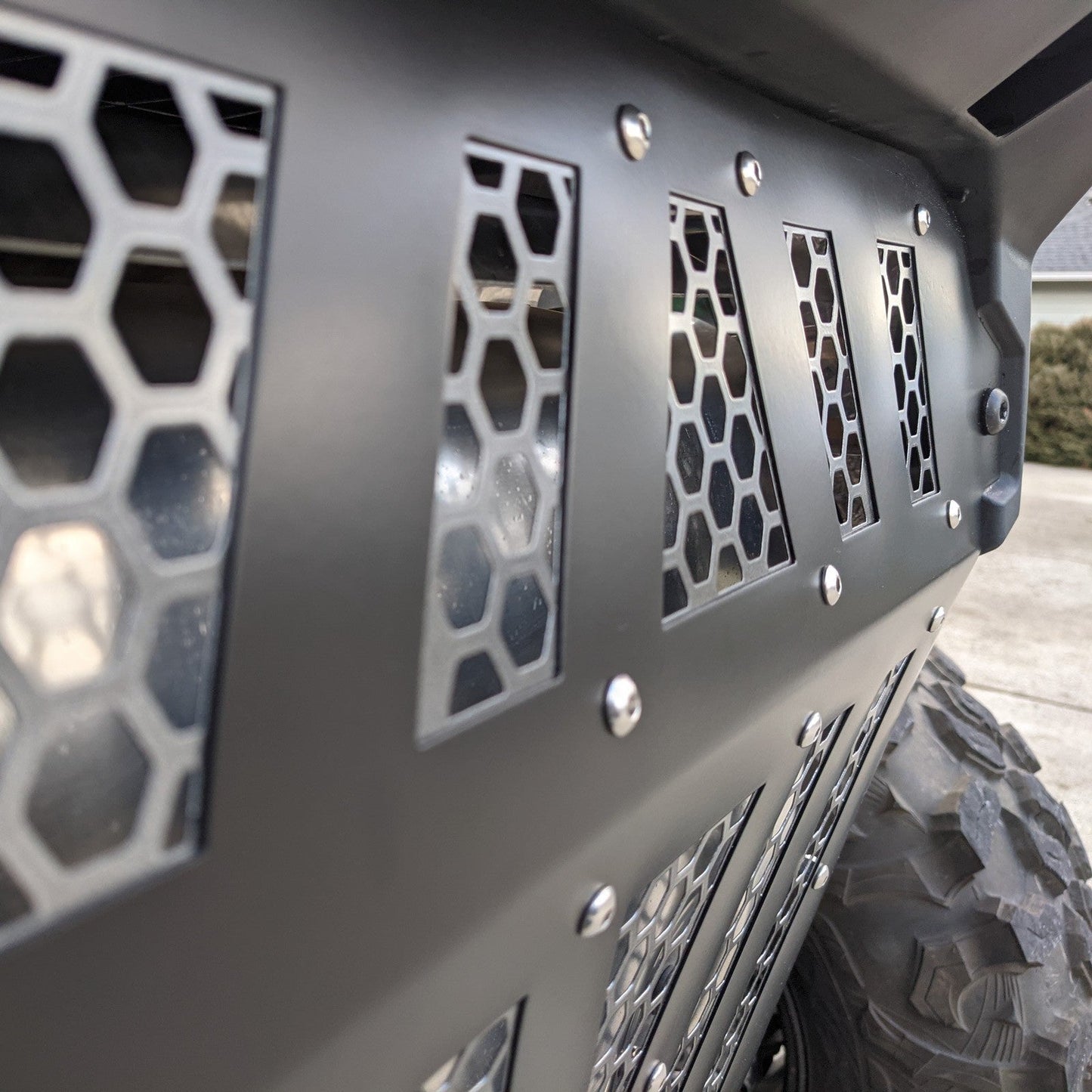 Polaris RZR Turbo R Vented Exhaust Cover