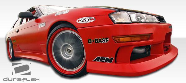 1995-1998 Nissan 240SX Duraflex V-Speed Side Skirts