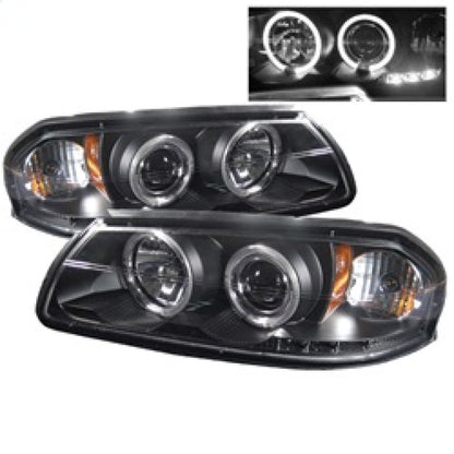 Spyder Chevy Impala 00-05 Projector Headlights LED Halo LED Black High H1 Low H1 PRO-YD-CHIP00-HL-BK 5009401