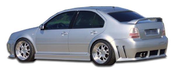1999-2004 Volkswagen Jetta Duraflex Piranha Side Skirts