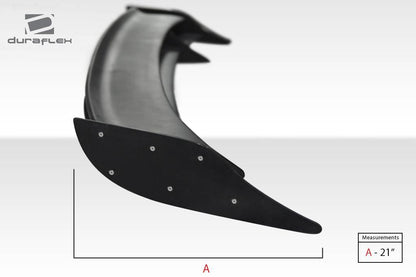 Universal Duraflex Saleen Wing Trunk Lid Spoiler - 1 Piece