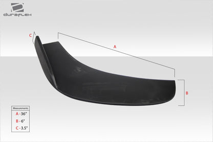 Universal Duraflex Front Splitters - 2 Piece