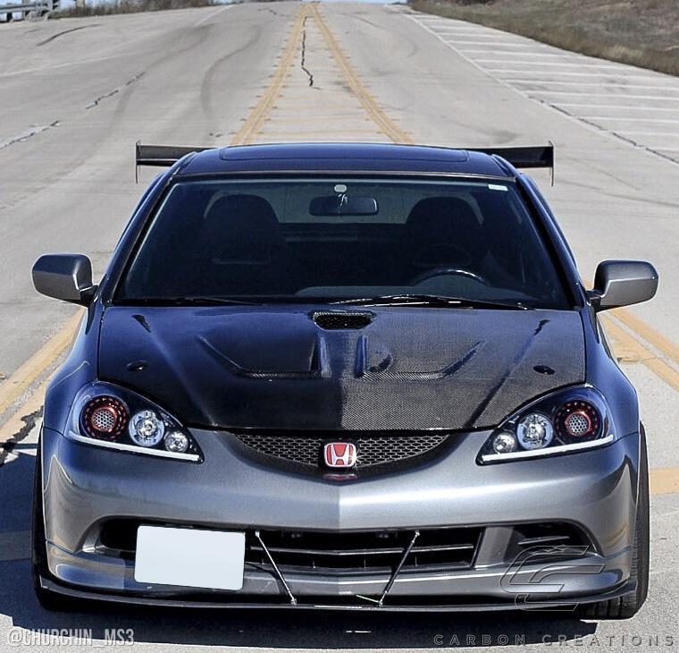 2002-2006 Acura RSX Carbon Creations Type M Carbon Fiber Hood