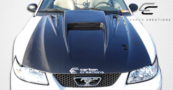 1999-2004 Ford Mustang Carbon Creations Spyder 3 Carbon Fiber Hood