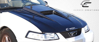 1999-2004 Ford Mustang Carbon Creations Spyder 3 Carbon Fiber Hood
