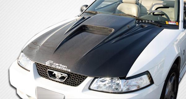 1999-2004 Ford Mustang Carbon Creations Spyder 3 Carbon Fiber Hood