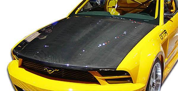 2005-2009 Ford Mustang Carbon Creations OEM Look Carbon Fiber Hood