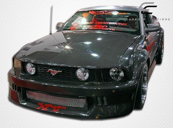 2005-2009 Ford Mustang Carbon Creations OEM Look Carbon Fiber Hood
