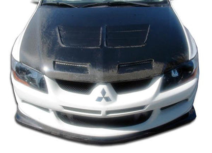 2003-2005 Mitsubishi Evolution Carbon Creations Demon Carbon Fiber Front Lip