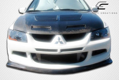2003-2005 Mitsubishi Evolution Carbon Creations Demon Carbon Fiber Front Lip