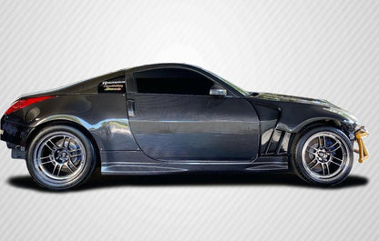 2003-2008 Nissan 350Z Carbon Creations N-1 Carbon Fiber Side Skirts