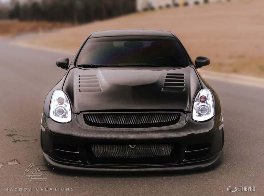 2003-2007 Infiniti G Coupe Carbon Creations TS-1 Carbon Fiber Front Bumper